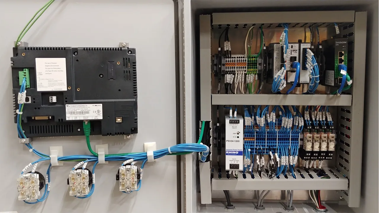 Small panel interior